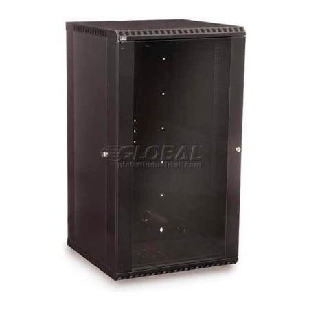 Kendall Howard Kendall Howard 22U Fixed Wall Mount Cabinet - Glass Door 3140-3-001-22